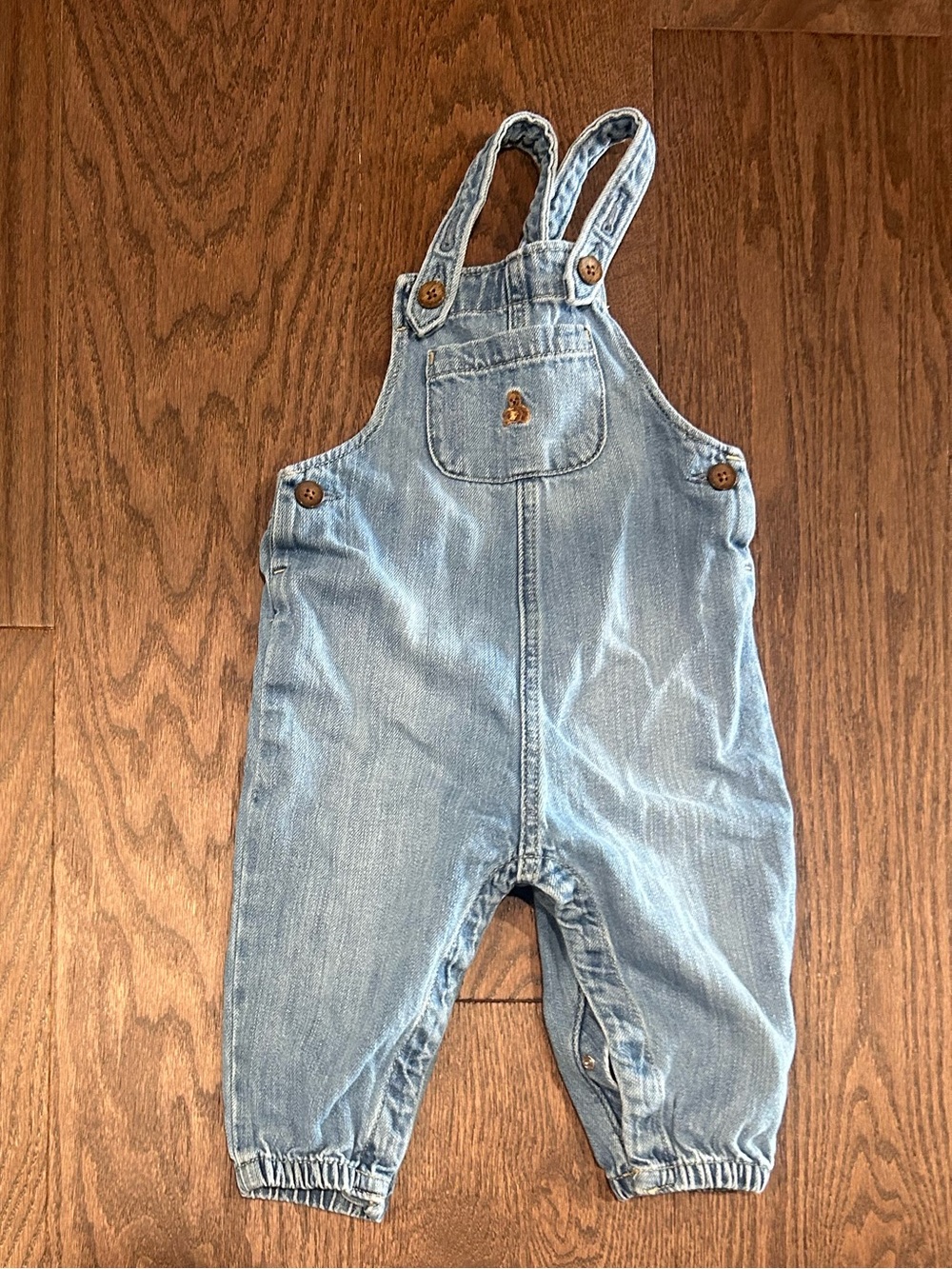 GAP Size 6-12 month Baby Boy's Denim Overalls